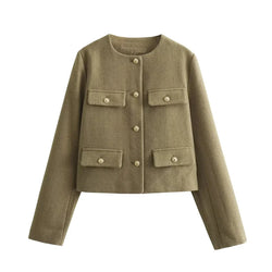 Casaco Feminino Casual Minka