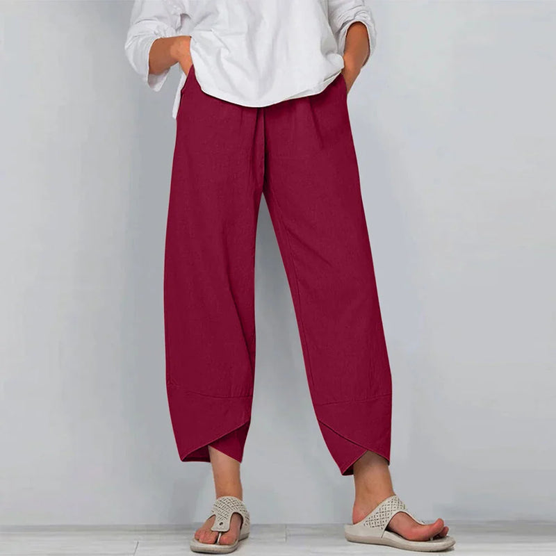 Calça Feminina com Barra Assimétrica Viora