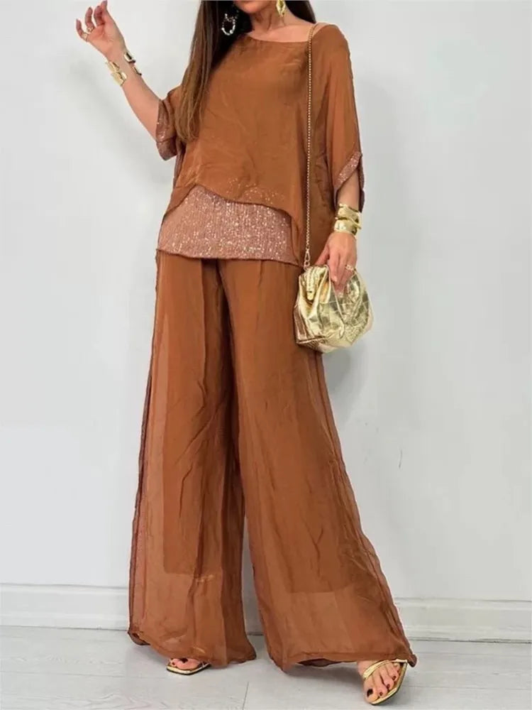 Conjunto de Chiffon Dione