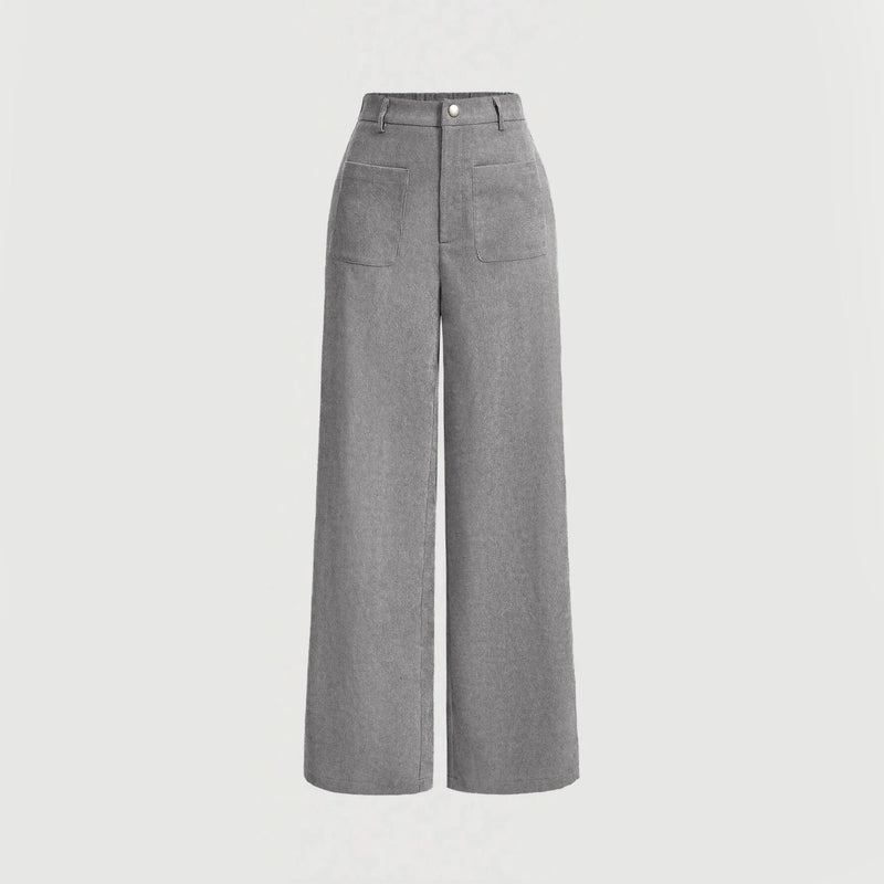 Calça Pantalona de Cintura Alta Ivy