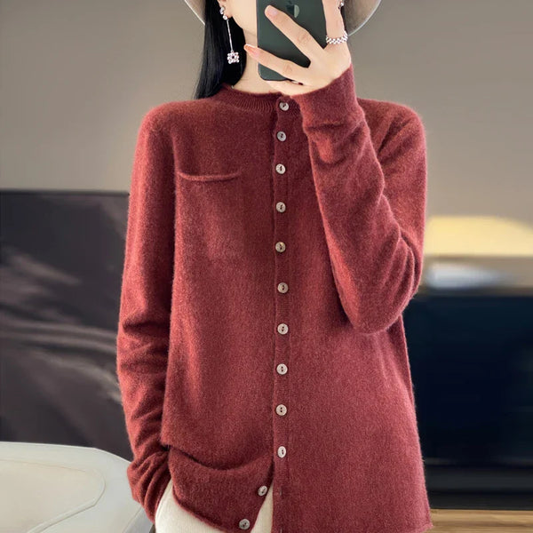 Cardigan Feminino de Lã Noelle