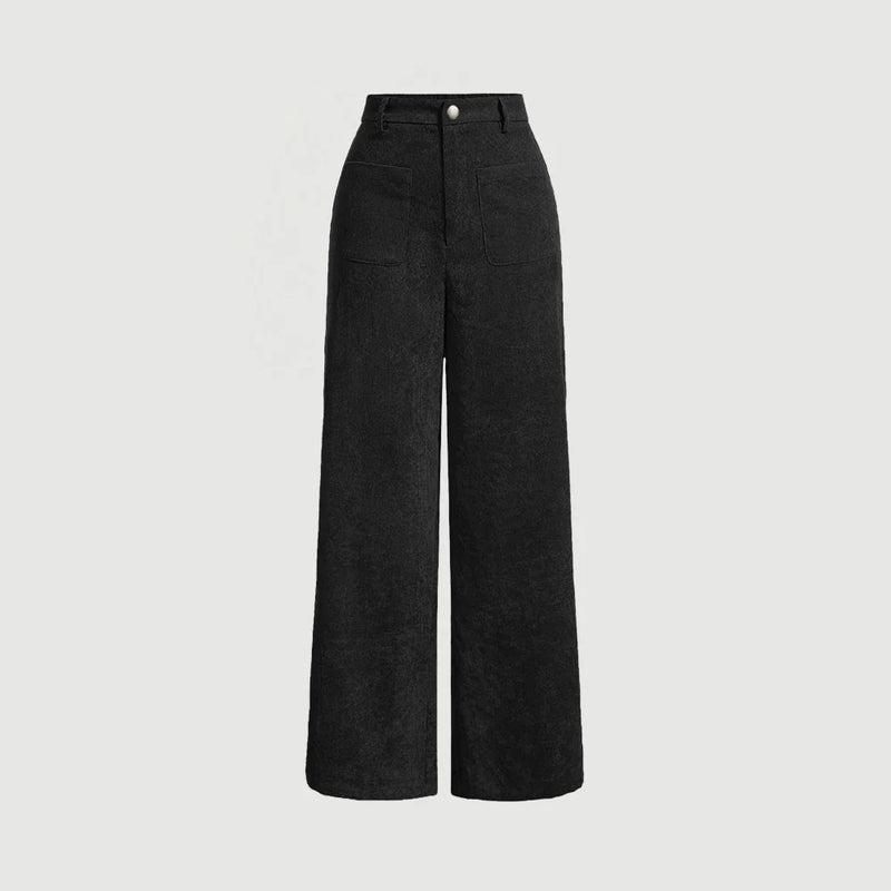Calça Pantalona de Cintura Alta Ivy
