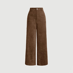 Calça Pantalona de Cintura Alta Ivy