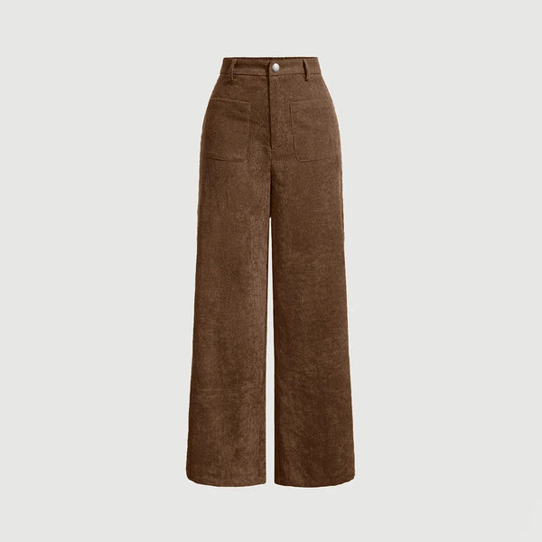 Calça Pantalona de Cintura Alta Ivy
