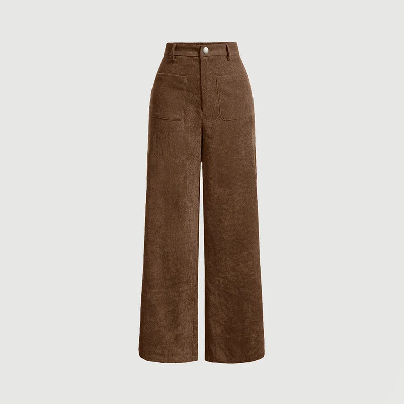 Calça Pantalona de Cintura Alta Ivy