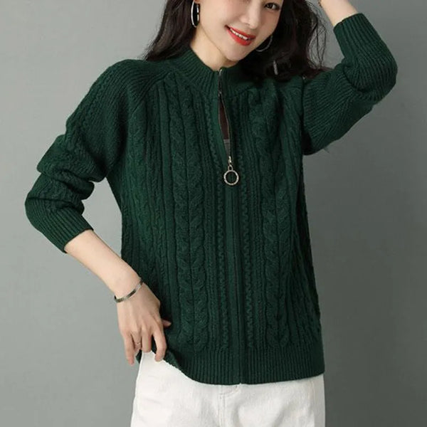 Cardigan Feminino Trançado Indira