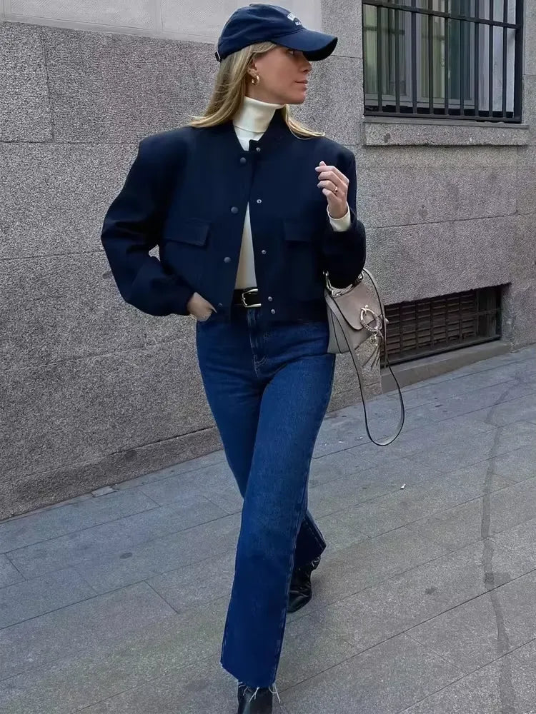 Casaco Feminino Casual Elina