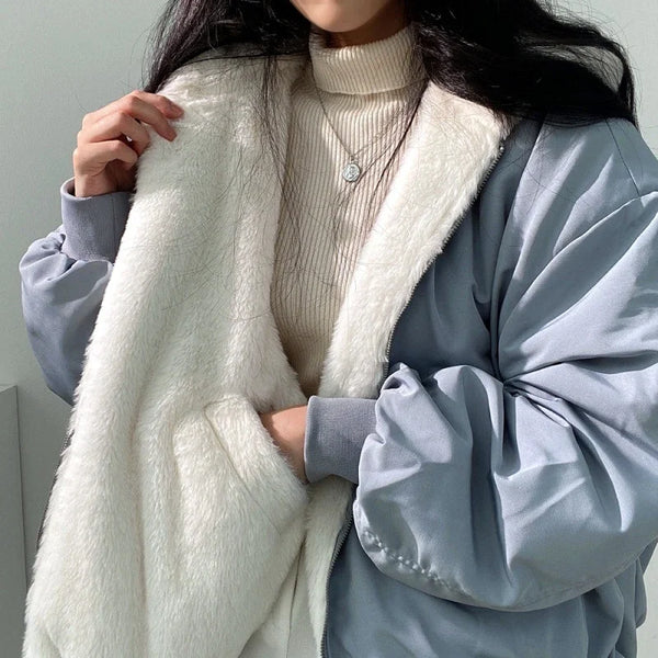 Jaqueta Reversível de Parka ComfortStyle