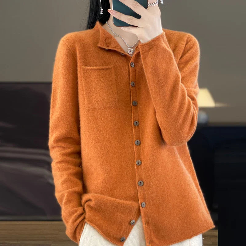 Cardigan Feminino de Lã Noelle