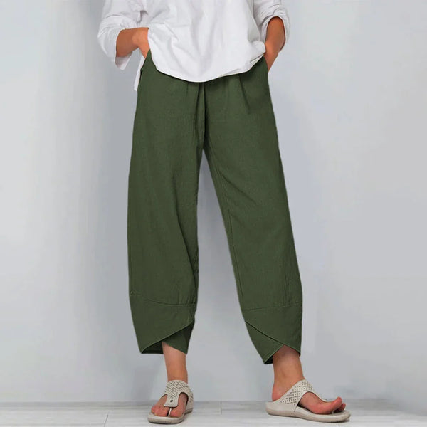 Calça Feminina com Barra Assimétrica Viora