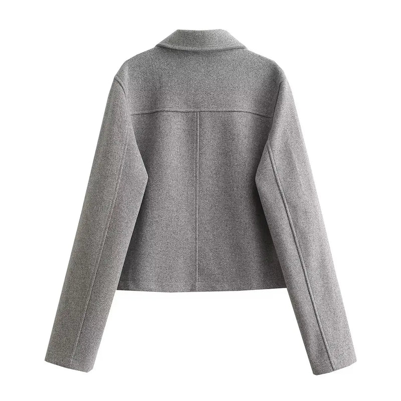 Jaqueta Feminina Casual Delfina