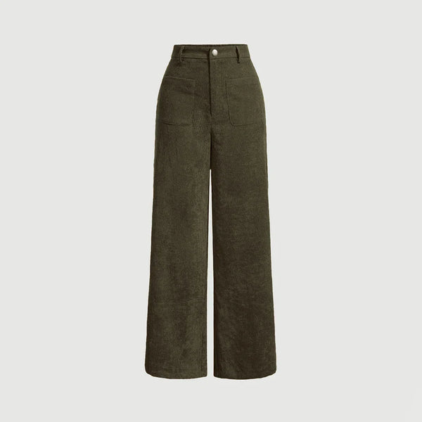 Calça Pantalona de Cintura Alta Ivy
