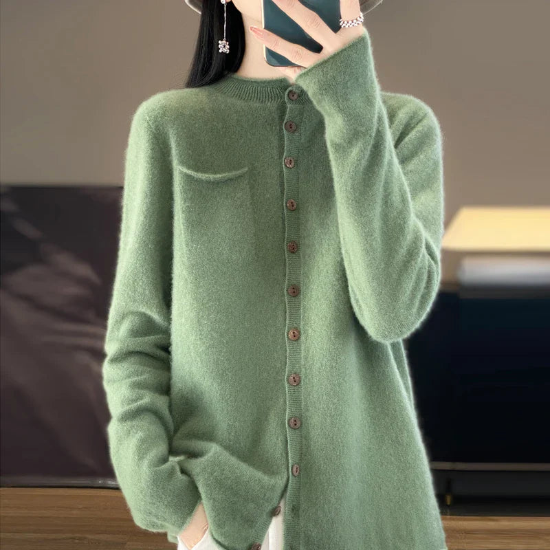 Cardigan Feminino de Lã Noelle