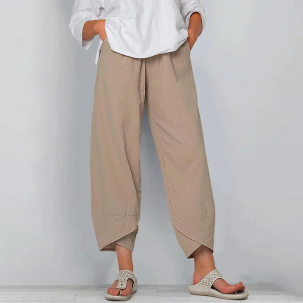 Calça Feminina com Barra Assimétrica Viora