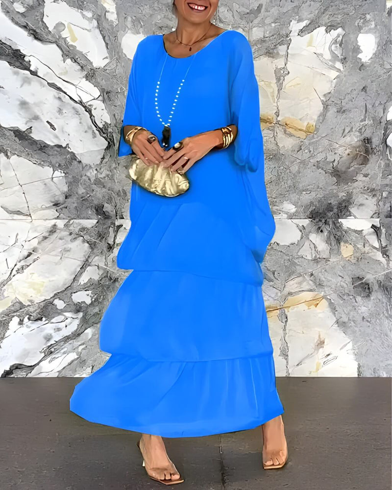 Vestido Longo de Chiffon Aurélide