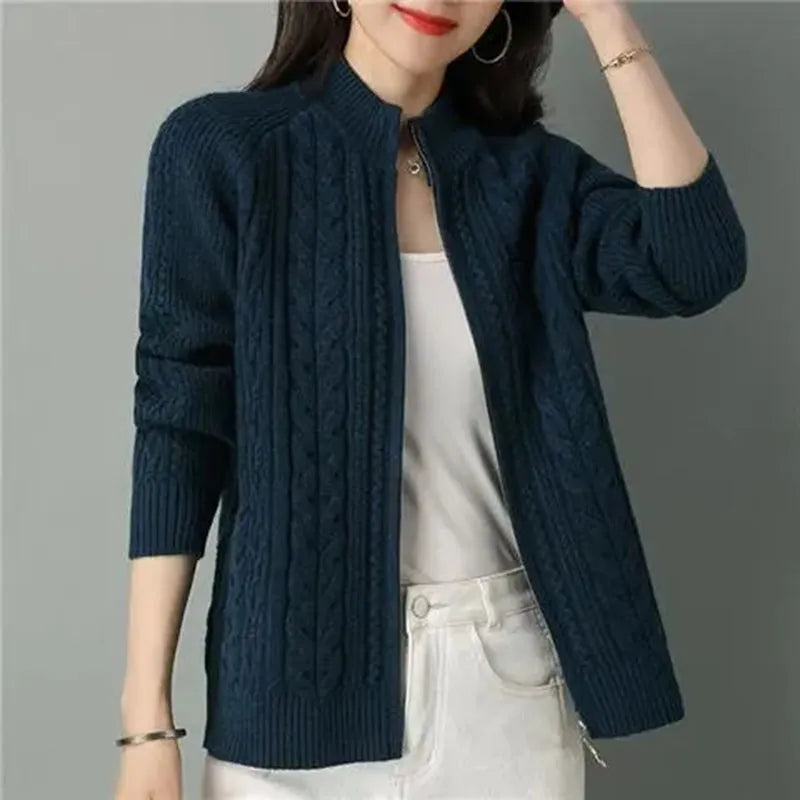 Cardigan Feminino Trançado Indira